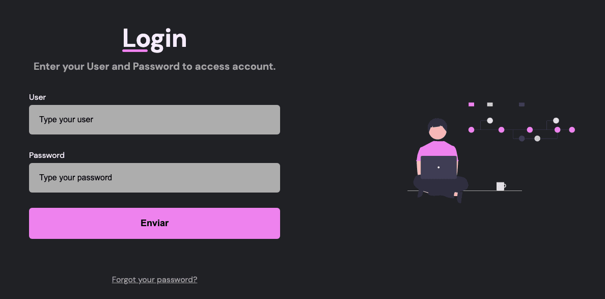 Simple Login Screen