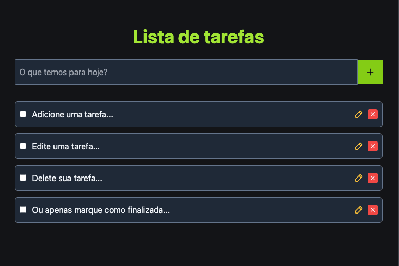 Lista de Tarefas